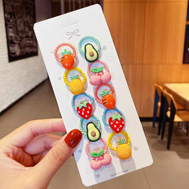 Thumbnail: 10pcs/Set Girls Cute Cartoon