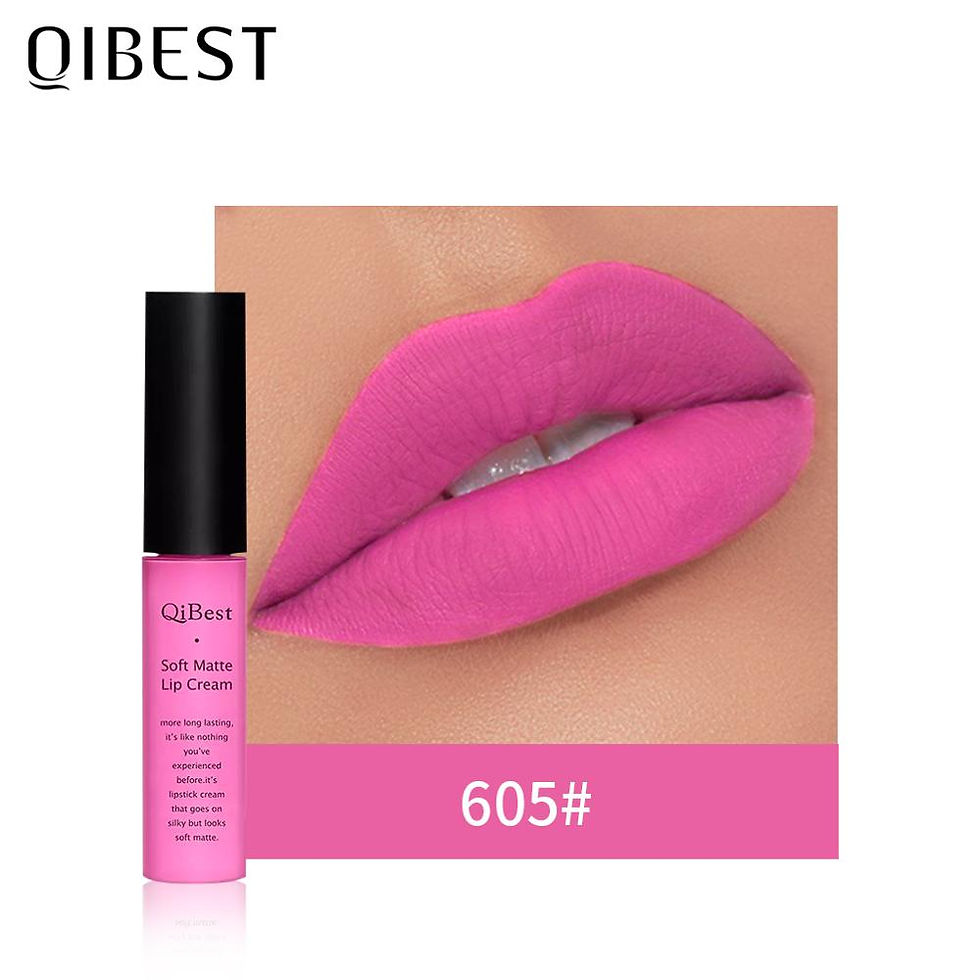 Thumbnail: QIBEST Matte Lip Gloss Lip Makeup 34 Colors Velet Nude Waterproof Lipgloss 