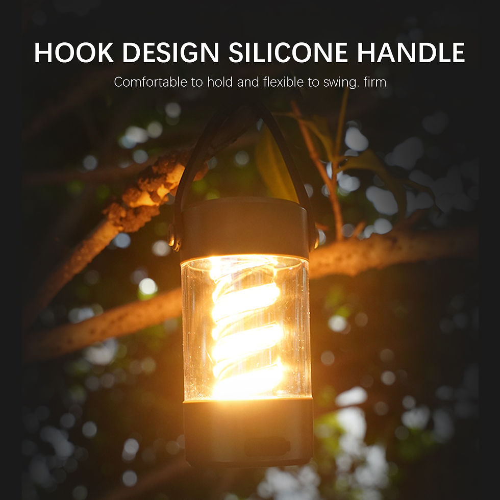 Thumbnail: Rechargeable Camping Light With Wireless Speaker Non-Slip Base Waterproof Light 
