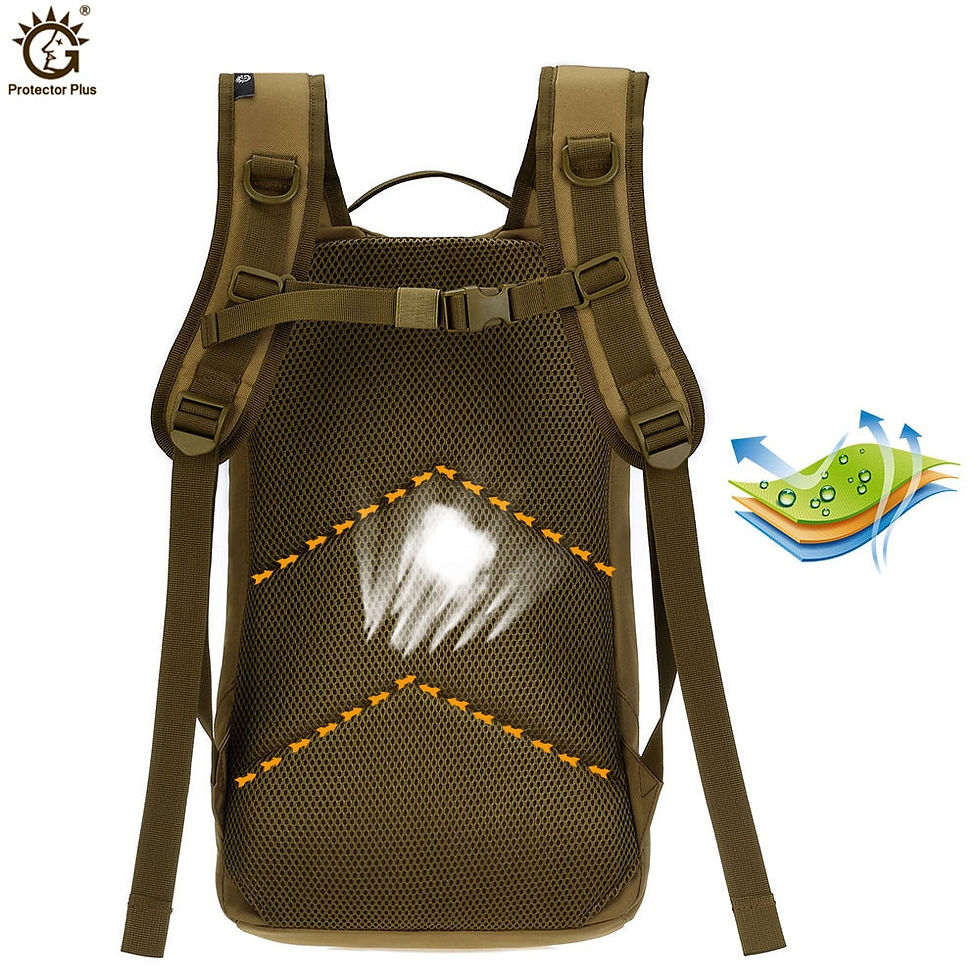 Thumbnail: 25L Tactical Backpack 1000D Nylon Military Molle Army Hiking Bicycle Backpacks 