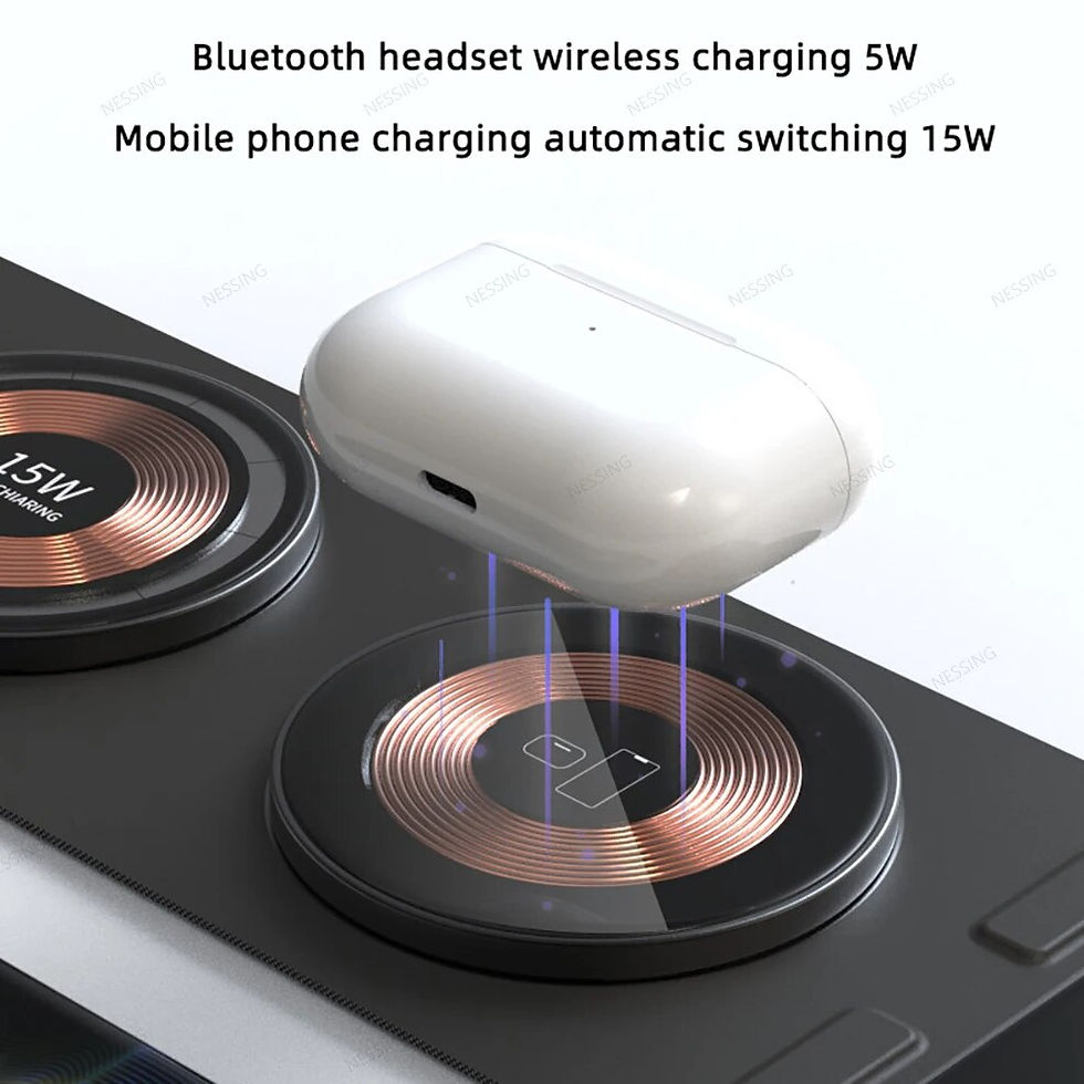 Thumbnail: 3 IN 1 Magnetic Fold Wireless Charger Pad For iPhone 14 12 13 Pro Max 12 Mini 