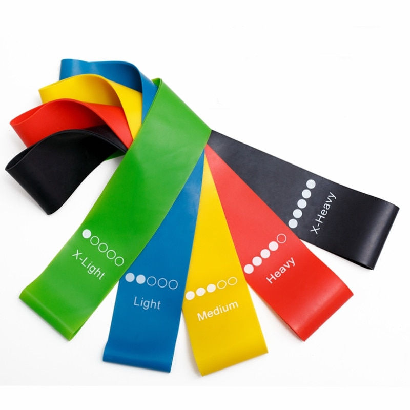 Thumbnail: Yoga Sport Resistance Rubber Bands Indoor Outdoor Fitness Equipment 