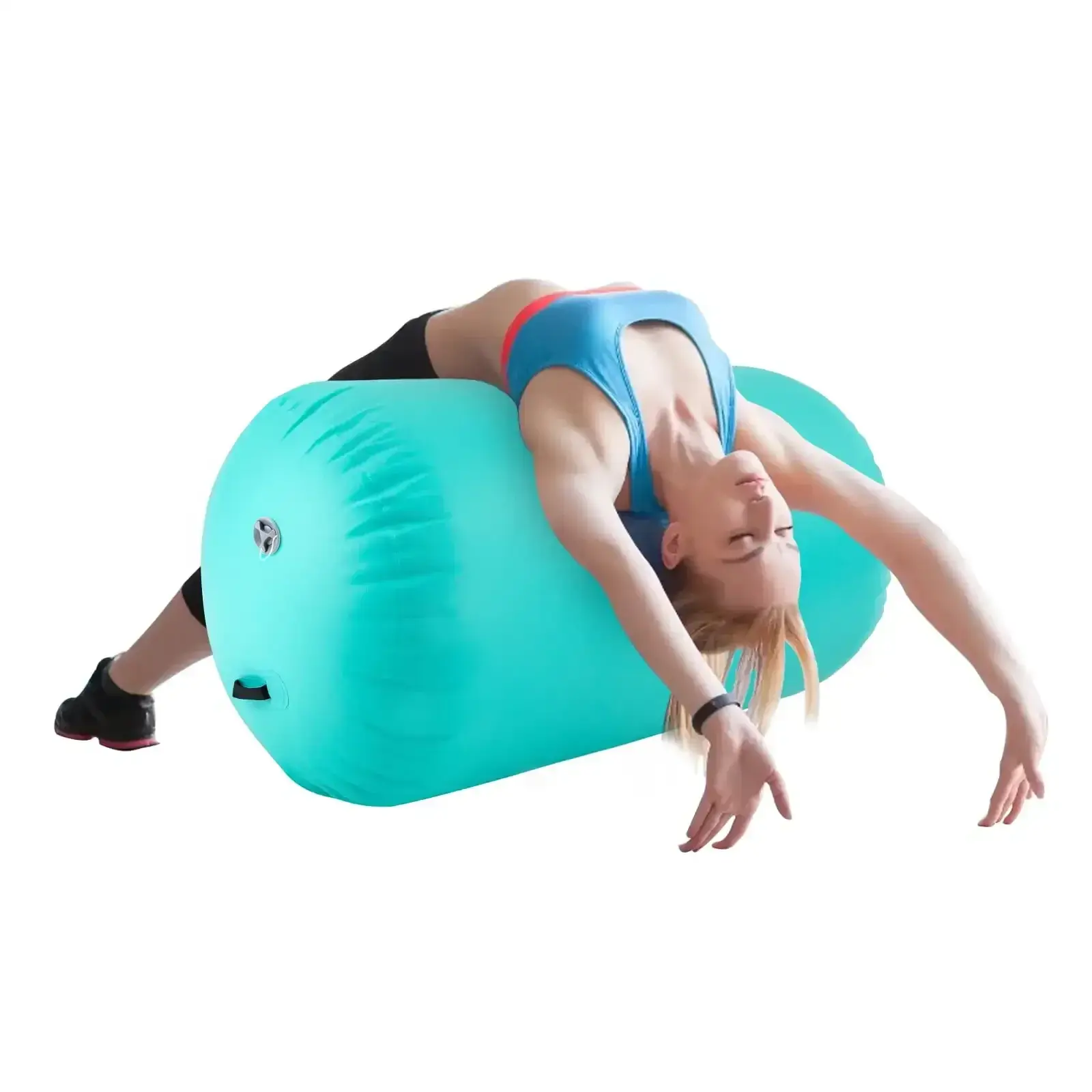 Air Roller Gymnastics Barrel Back Handspring Trainer Yoga Training Inflatable