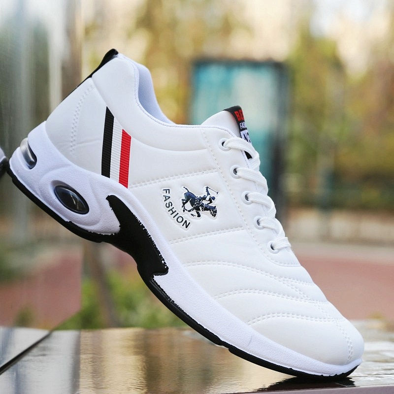 Thumbnail: NEW Men Sneakers Air Cushion Running Shoes Waterproof Outdoor Walking Sports 
