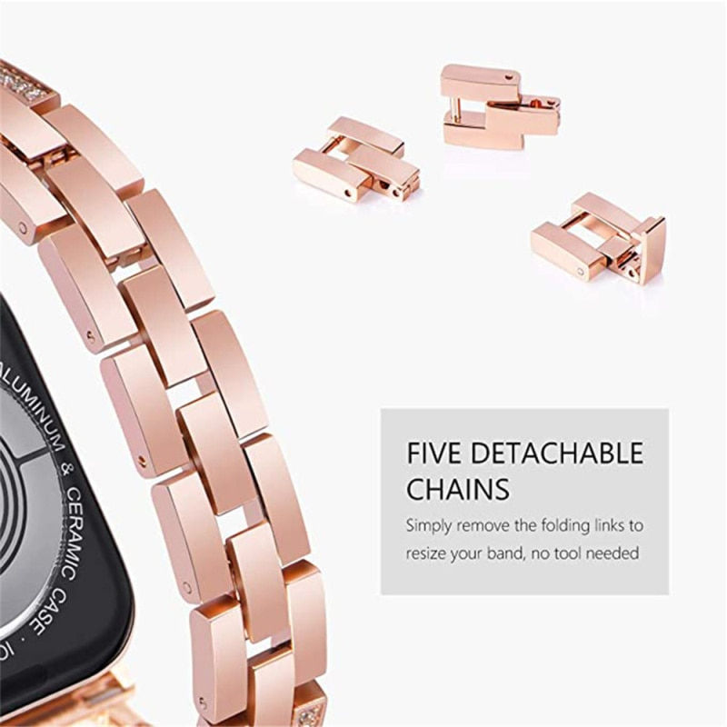 Thumbnail: 20mm 22mm Fran-lzp Diamond Strap for Samsung Galaxy Watch 3 41mm 45mm Band 