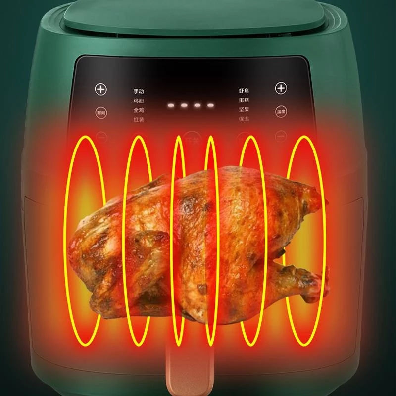 Thumbnail: 5L Oil Free Health Electric Cooker Oven Deep Fryer Drying Microwave Pizza Baking