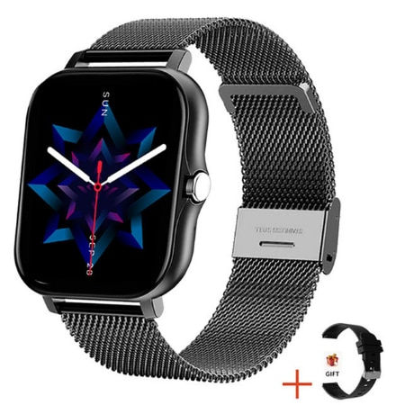 Thumbnail: 2023 Smart Watch Men Women Gift Sport Fitness Health Heart Rate Monitor Bluetoo