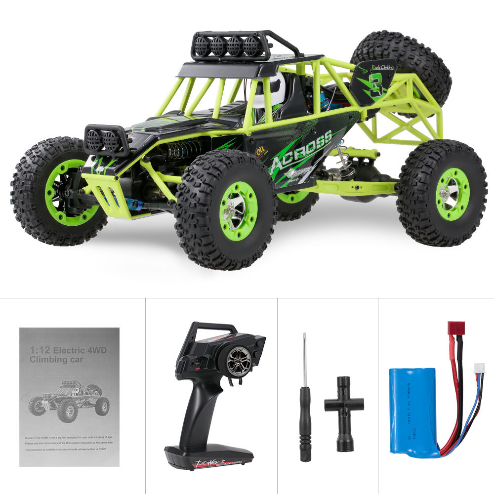 Wltoys 12427 50km/h High Speed RC Car 1/12 2.4G 4WD Off Road Car RC Rock Crawler