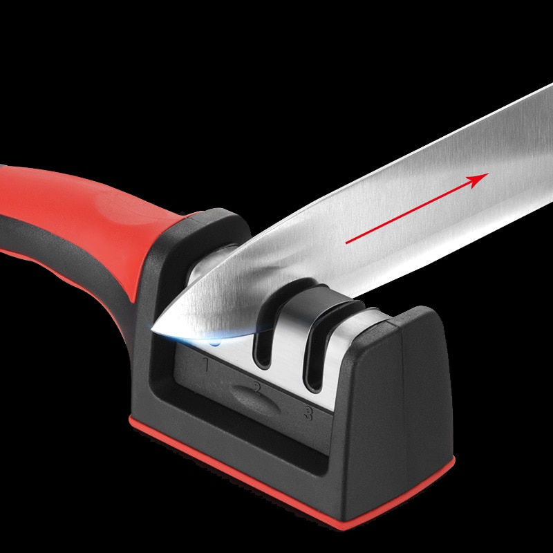 Thumbnail: LMETJMA 3-Stage Knife Sharpener With 1 More Replace Sharpener Manua