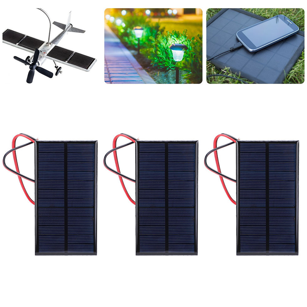 Thumbnail: Solar Panel Solar Power Module DC 6V 1W Solar Panel Cell Power Module 
