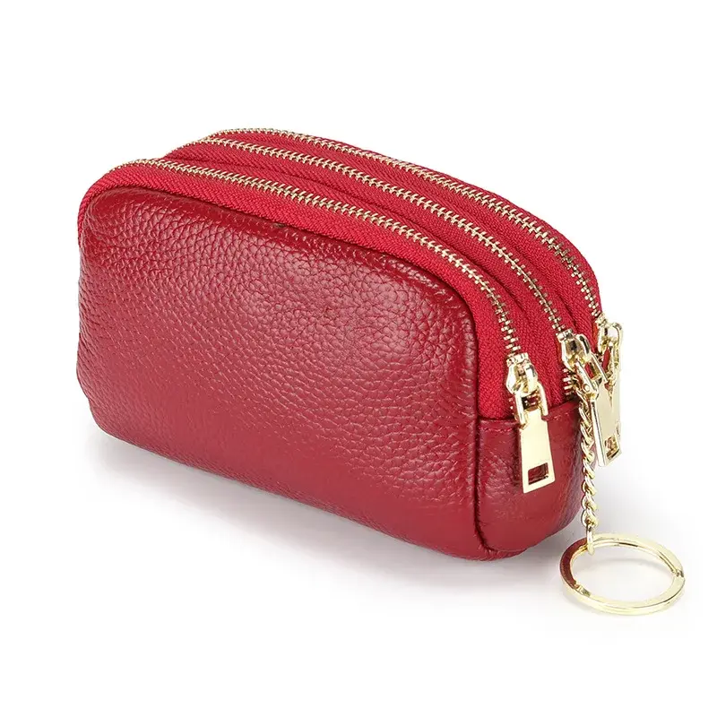 Thumbnail: Women Coin Bag Clutch Bag Leather Small Mini Wallet Female Wallet Clutch Carte 