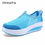 Thumbnail: Spring Summer Shoes Woman Breathable Breathable Mesh Flat Platform Women Shoes 