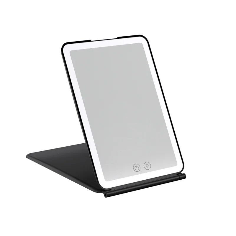 Thumbnail: Portable Foldable Travel Makeup Mirror With Led Light Infinity  Bedroom 