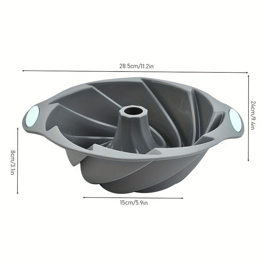 High quality silicone cyclone cake mold High temperature resistant household