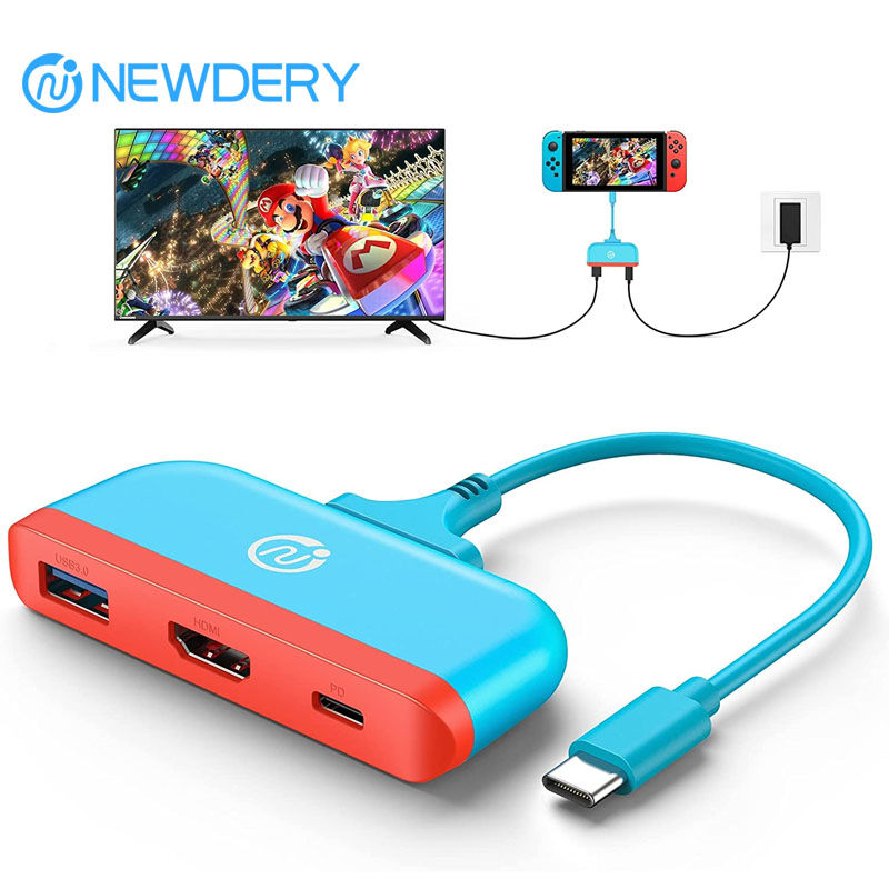 NEWDERY Switch Dock for Nintendo Switch OLED/Steam Deck/Samsung DeX Switch