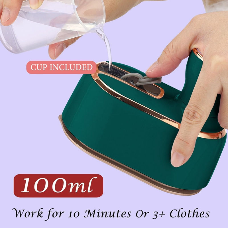 Thumbnail: Travel Steamer Mini Iron For Clothes: Portable Mini Steam Iron Handheld 
