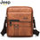 Thumbnail: JEEP BULUO Man Leather Bag Shoulder Crossbody Bags For Men Cow Split 