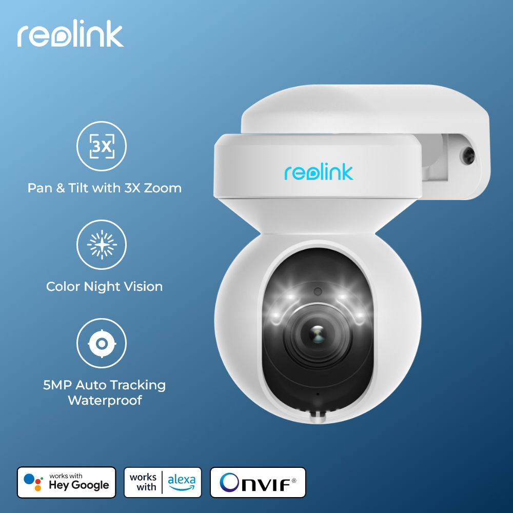 Reolink E Series 5MP WiFi Camera Pan&Tilt 3X Zoom IP Camera Smart Al