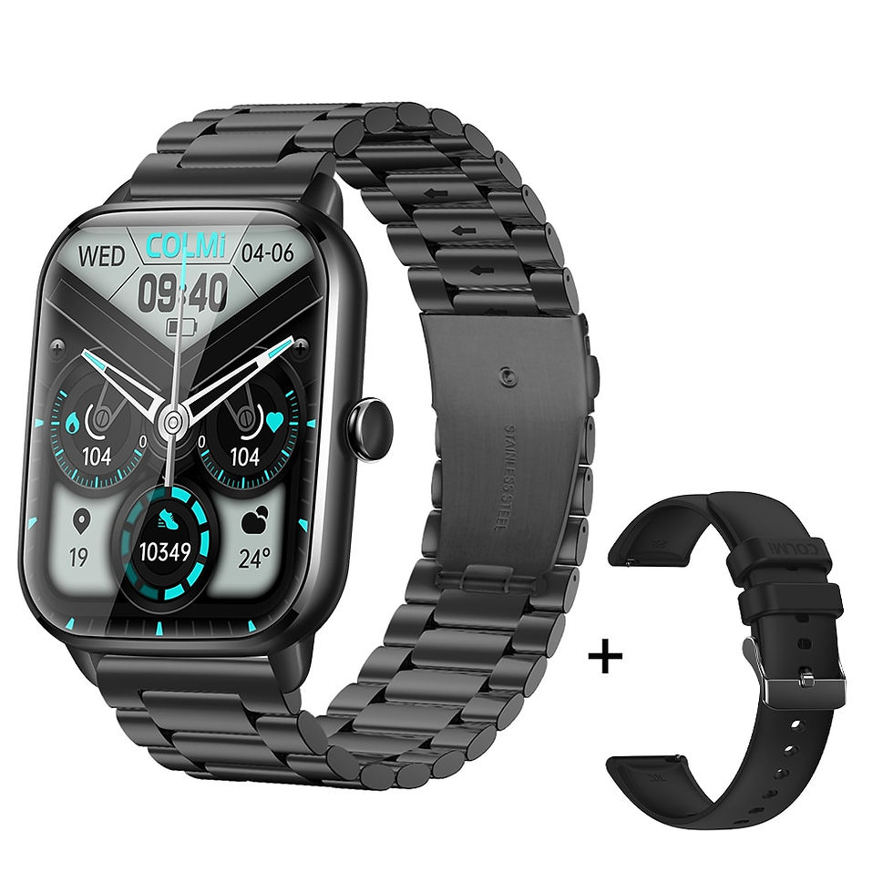 Thumbnail: COLMI C61 Smartwatch 1.9 inch Full Screen Bluetooth Calling Heart Rate Sleep 