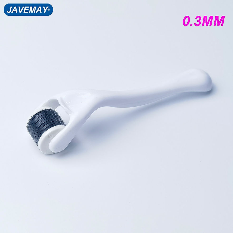 Thumbnail: Micro Needle 540 Roller Derma Roller  Dermaroller Titanium Hair Regrowth Beard 