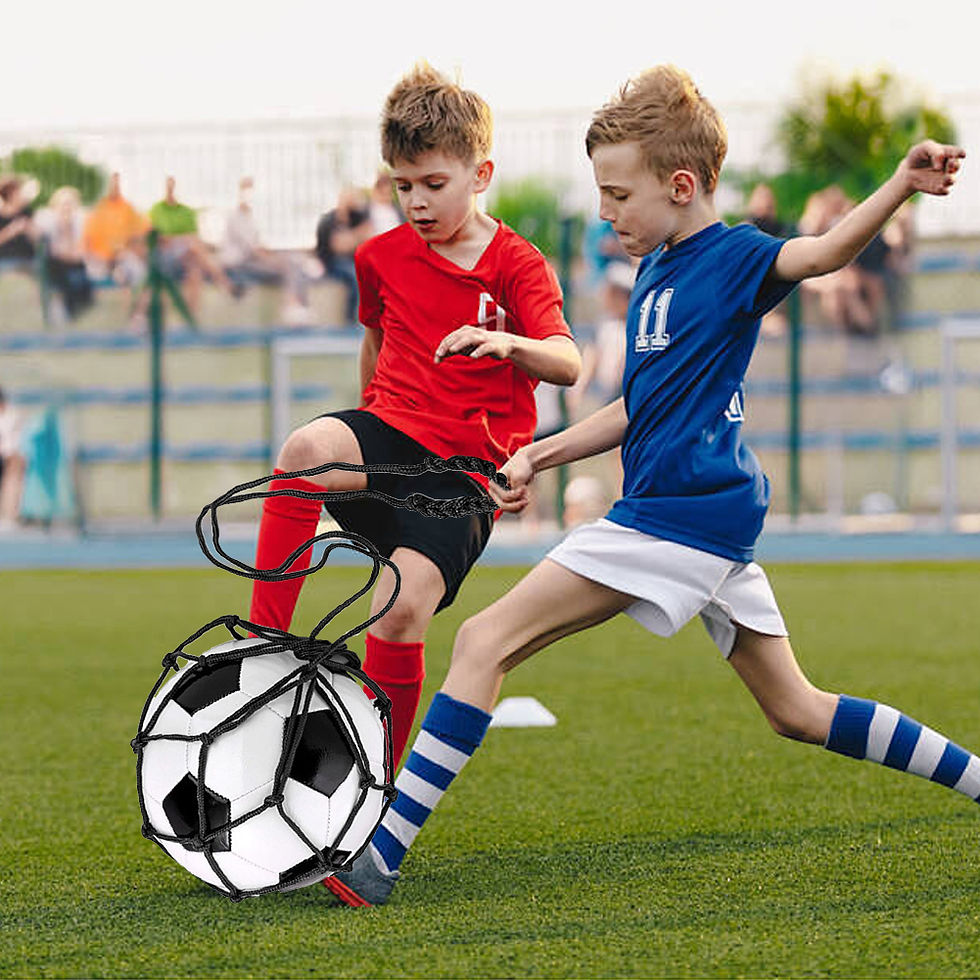 Thumbnail: Football Kick Trainer Soccer Ball Net Kicker Fits Ball Size 3 4 5 Football Kick 