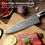 Thumbnail: Sunnecko Chef's Knives 8"/6.5" VG10 Damascus Steel Vegetable Meat Cutting Knife 