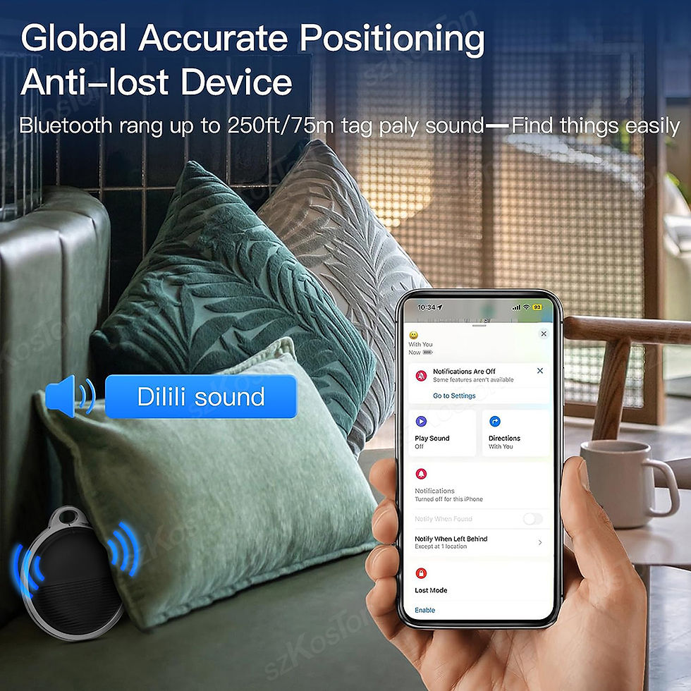 Thumbnail: Gps Locator for iOS Find My APP Only Smart Tag Key Finder for Pets Wallet Bags