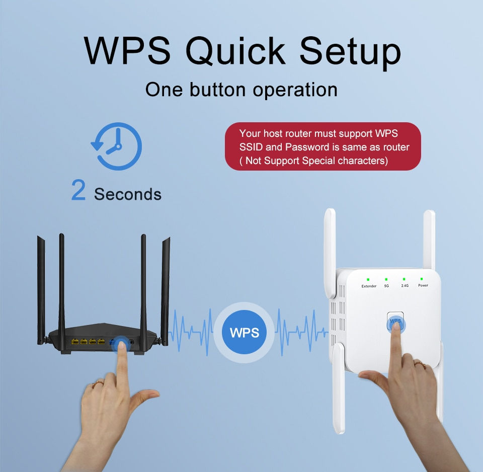 Thumbnail: 5G WiFi Repeater Wifi Amplifier Signal Wifi Extender Network Wi fi 