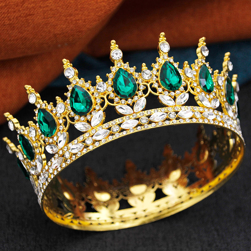 Thumbnail: Royal Queen King Tiaras and Crowns for Women Princess Prom Wedding Party Full 