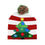 Thumbnail: LED Christmas Hat Sweater Knitted Beanie Christmas Light Up