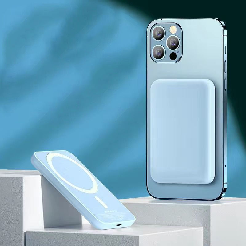 Thumbnail: 10000mAh 1:1 Macsafe Power Bank Magnetic Wireless Charger External Portable 