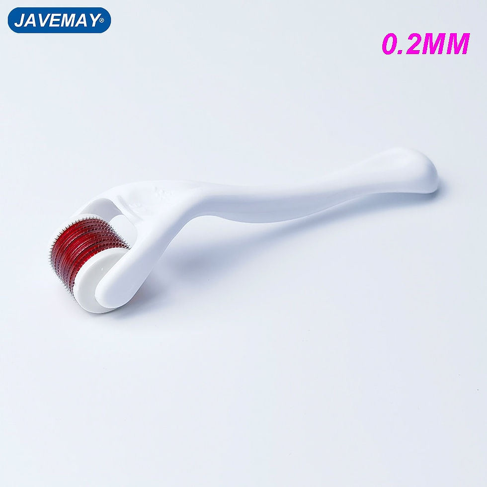 Thumbnail: Micro Needle 540 Roller Derma Roller  Dermaroller Titanium Hair Regrowth Beard 