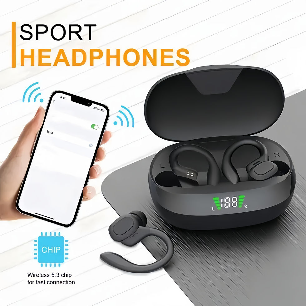 Thumbnail: True Wireless Earbuds, Tws Headphones with Microphone, Sports Ear 