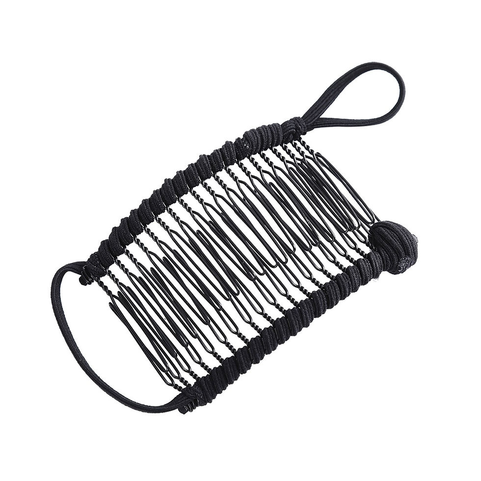 Thumbnail: Women Banana Hair Pins Lazy Hair Comb Stretchable Hair Accessories Professio