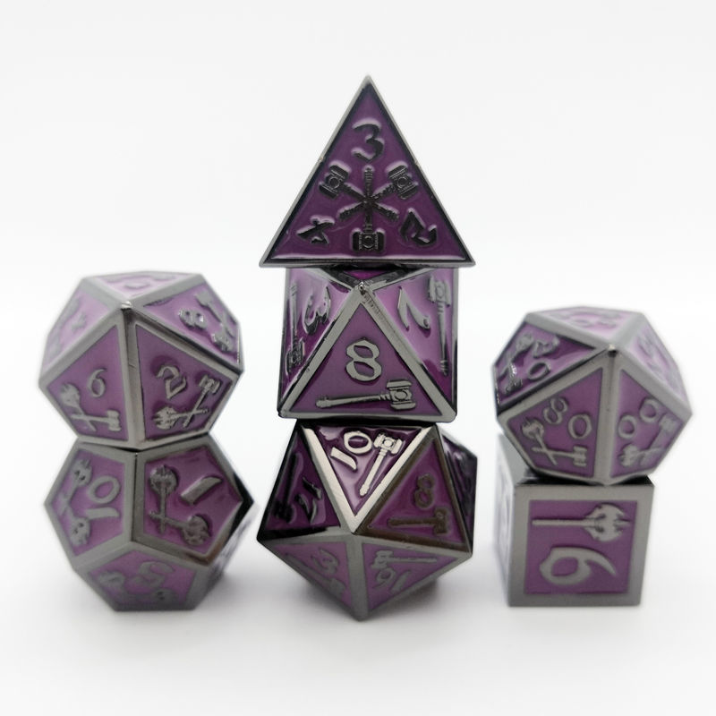 Thumbnail: Professional 7 Pieces Metal Dnd Dice Role Playing Dice for Dungeons and Dragons