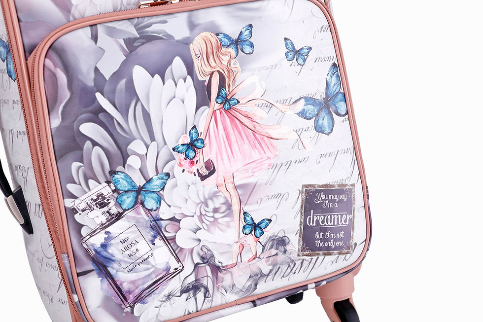 Thumbnail: Dreamerz Carry-On Luggage Suitcase