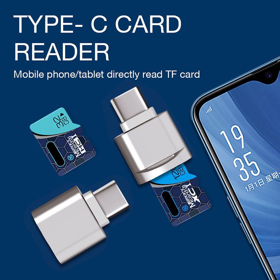 Thumbnail: New 3.1 USB Type C To Micro-SD TF Adapter OTG Cardreader Mini Card Reader