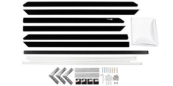 Thumbnail: VEVOR Projector Screen 100 inch Aluminum Fixed Frame 16:9 4K HD Home Cinema 