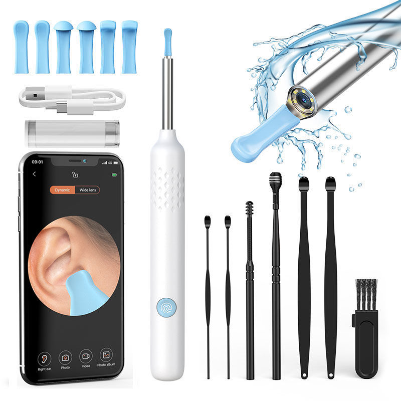 Thumbnail: Visual Ear Cleaner with Camera Ear Wax Removal Otoscope USB Charge 8MP 
