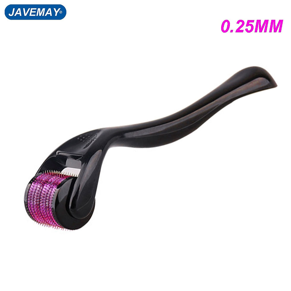 Thumbnail: Micro Needle 540 Roller Derma Roller  Dermaroller Titanium Hair Regrowth Beard 