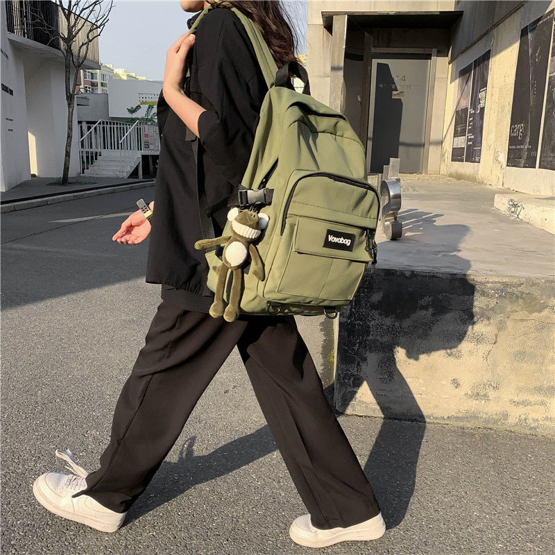 Thumbnail: DCIMOR New Waterproof Nylon Women Backpack Female High Quality 