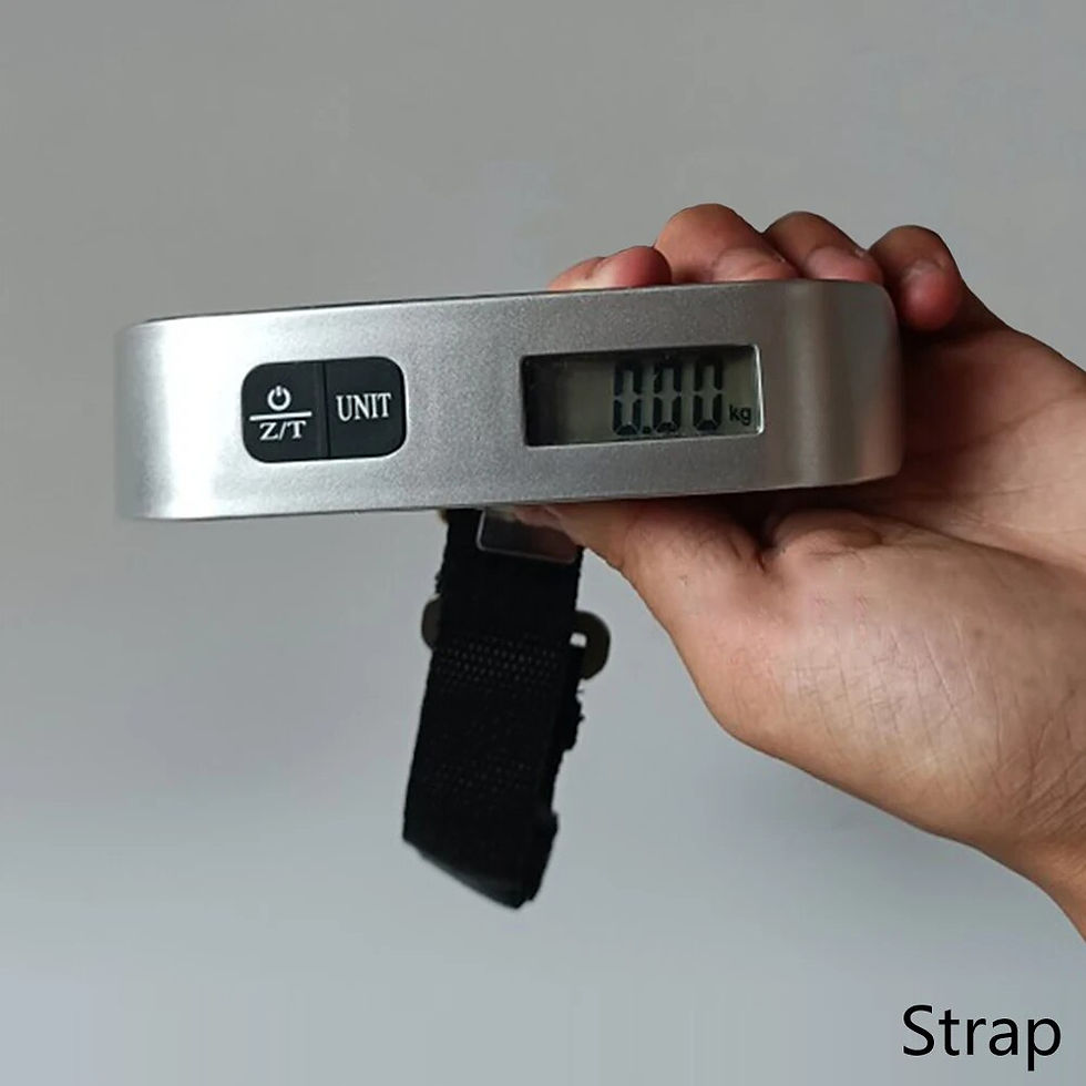 Thumbnail: Portable Baggage Scale LCD Display Scale Digital 50kg 10g Electronic Luggage