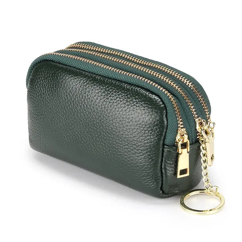 Thumbnail: Women Coin Bag Clutch Bag Leather Small Mini Wallet Female Wallet Clutch Carte 