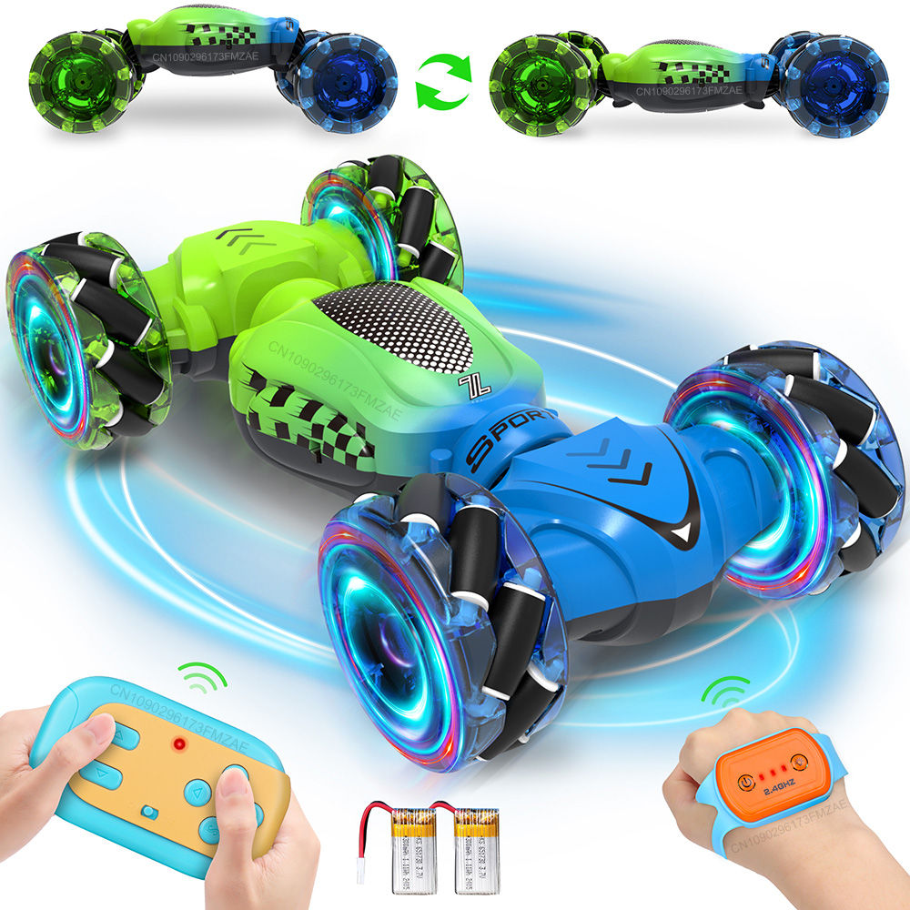 Remote Control Car Toy for Boys and Girls Gesture Sensing RC Stunt Car 4WD Tran