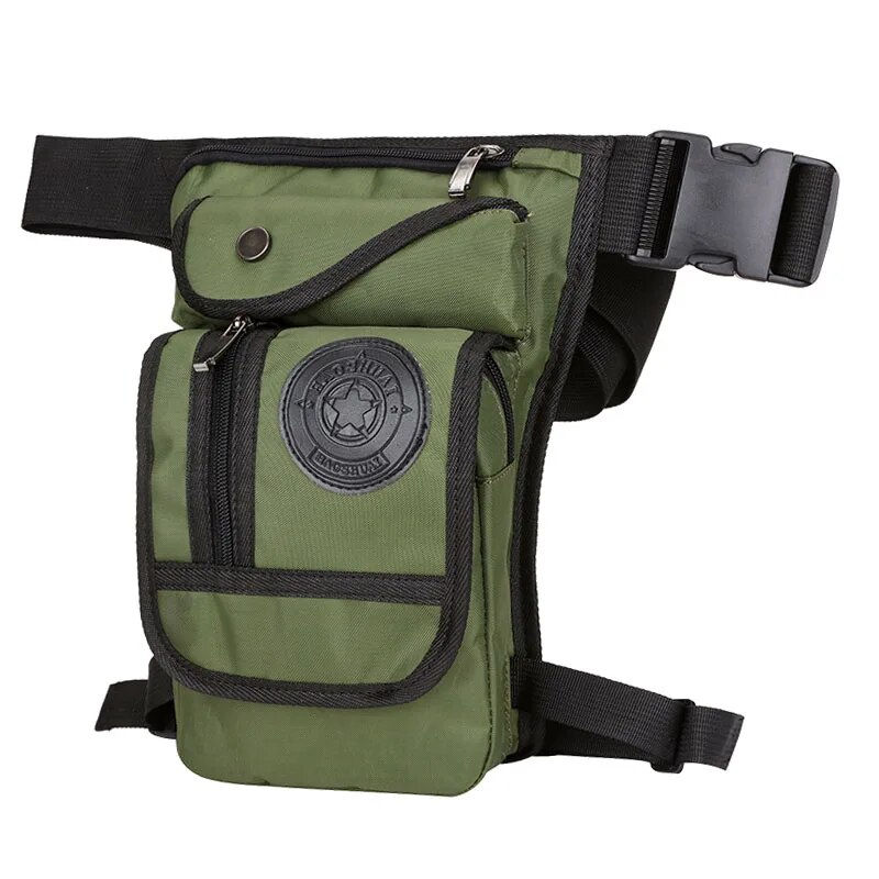 Thumbnail: High Quality Men's Canvas Drop Leg Bag Military Motorcycle Multi-purpose 