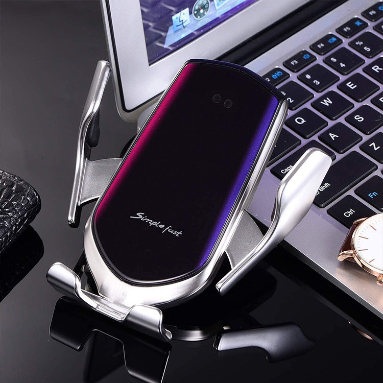 Thumbnail: 50% Discount R1 15W Smart Sensor Fast Car Wireless Charger Portable