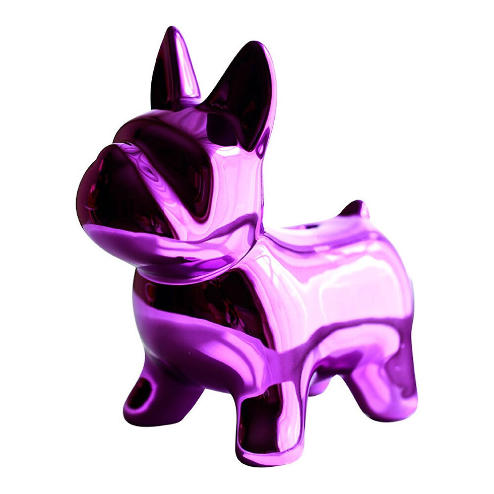 Thumbnail: Home Room Decor,3D Figurine Miniature,Cool Dog Statue,Sculpture,Table Decoration