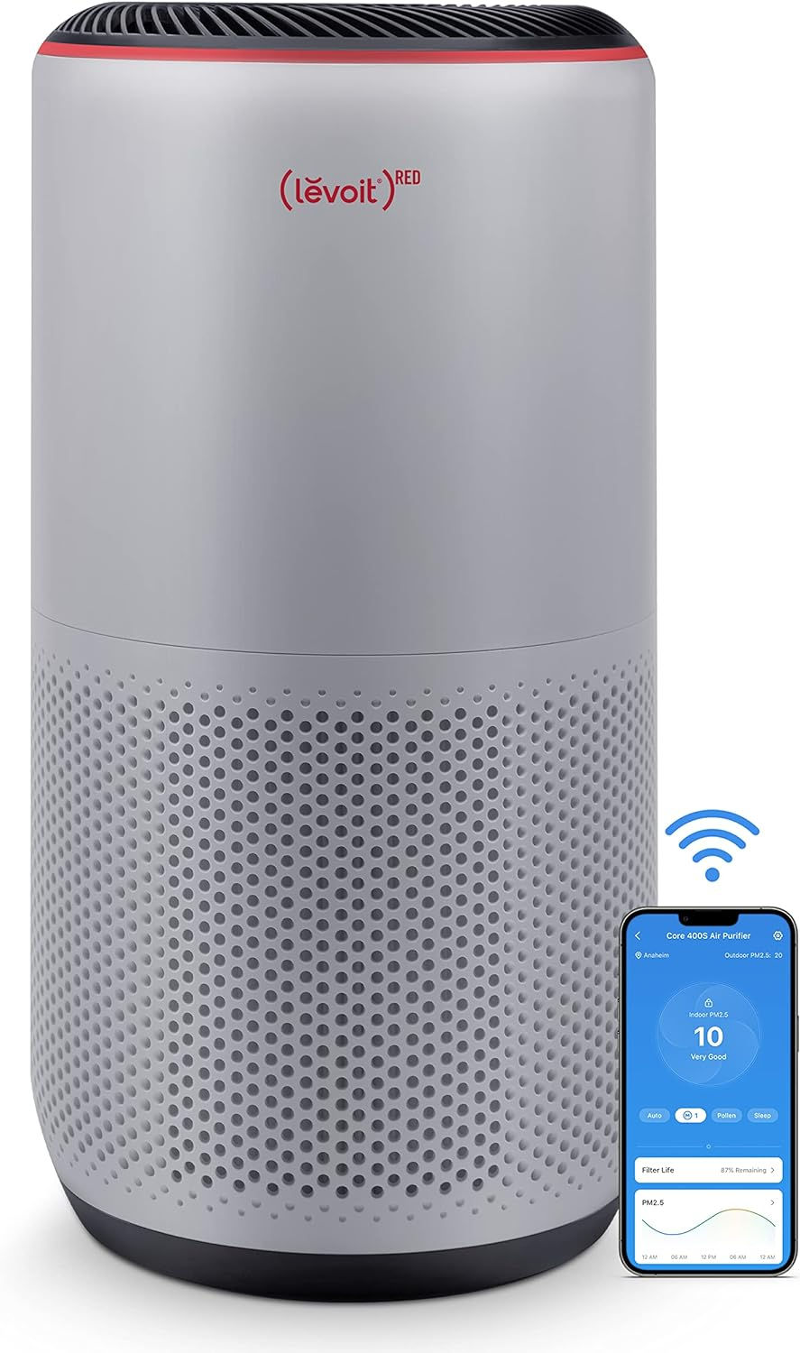 Thumbnail: LEVOIT Air Purifiers for Home Large Room Up to 1980 Ft² in 1 Hr With Air 