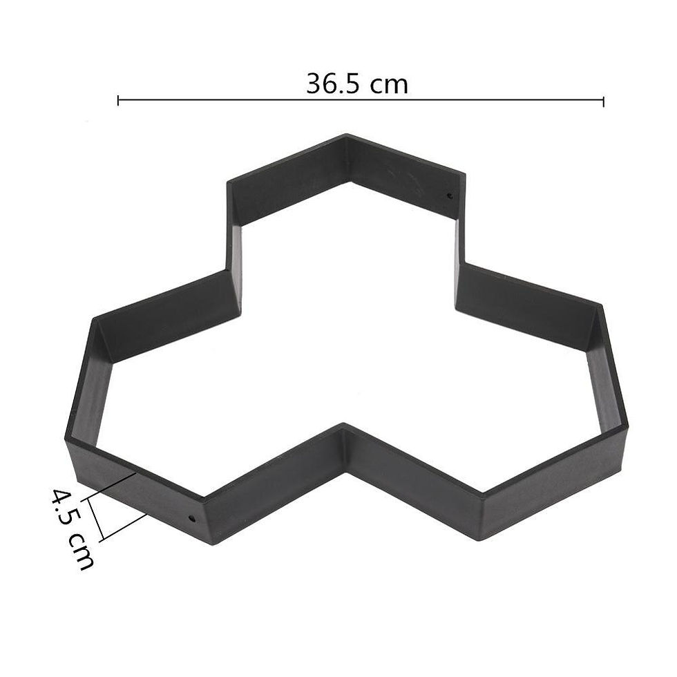 Thumbnail: Garden Walk Pavement Mold DIY Manually Paving Cement Brick Stone 