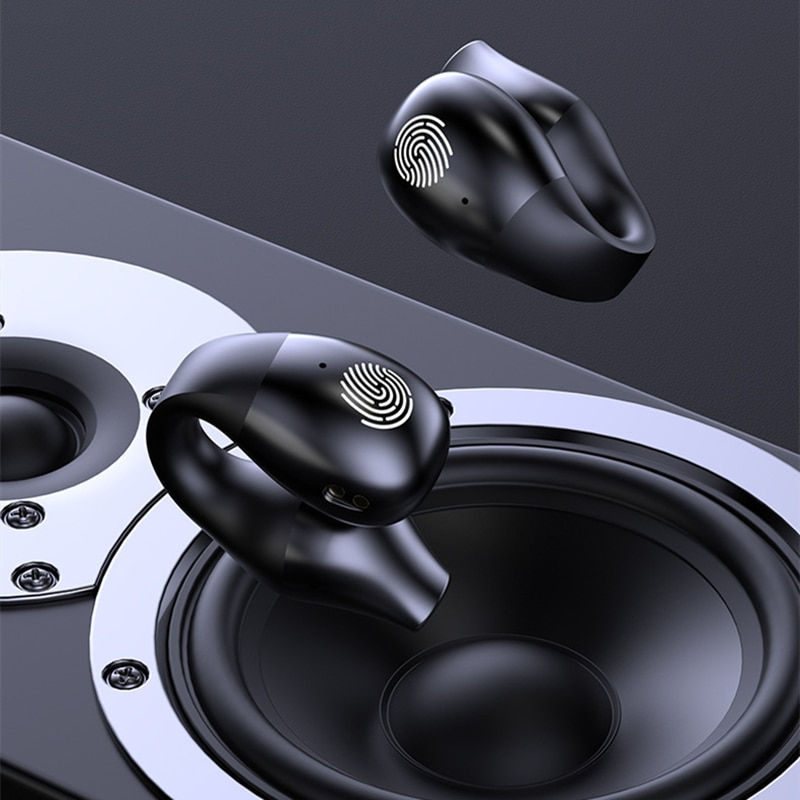 Thumbnail: 2023 New TWS Bluetooth 5.2 Wireless Bone Conduction Headphones Clip Ear 